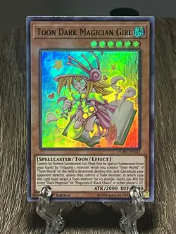 Toon Dark Magician Girl – DUPO-EN041 – Unlimited – Ultra Rare – Yu-Gi-Oh! - Image 3