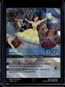 2023 Disney Lorcana Belle - Strange but Special Alt Art #214/204 - Image 1