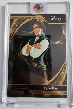 2025 Kakawow Disney Cosmos - Flynn Rider - Tangled - 1/1 Black And Gold Card - Image 1