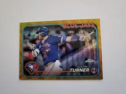 2024 Topps Chrome - Justin Turner #248 Gold Wave Refractor /50 - Image 2