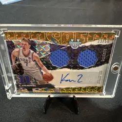 2024-25 Bowman University Best KON KNUEPPEL Prospect Dual Relic Auto Gold /50 - Image 1