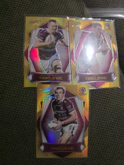 3 X Gold Luminous Trbojevic Brothers Select 2026 Manly - Image 1