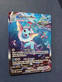 Vaporeon VMAX SWSH182 Black Star Promo - NOT JUMBO - Image 3