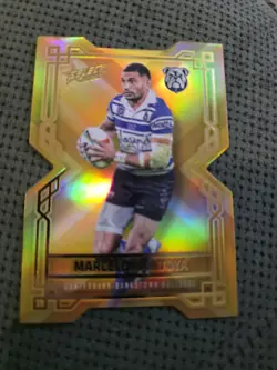 2026 SELECT NRL LEAGUE HEROES DIECUT GOLD MARCELO MONTOYA BULLDOGS /250 CDG35 - Image 1