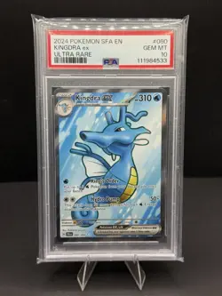 2024 POKEMON SHROUDED FABLE ULTRA RARE #080 KINGDRA EX PSA 10 (LOW POP) - Image 1