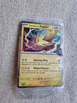 Team Rocket’s Zapdos EB Games Promo 070/182 Destined Rivals Pokemon TCG Sealed! - Image 2