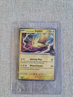 Team Rocket’s Zapdos EB Games Promo 070/182 Destined Rivals Pokemon TCG Sealed! - Image 5