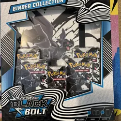 Pokemon TCG: Scarlet & Violet Black Bolt Binder Collection - New and Sealed! - Image 2