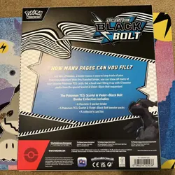 Pokemon TCG: Scarlet & Violet Black Bolt Binder Collection - New and Sealed! - Image 4