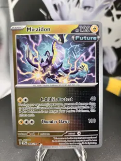 Miraidon 069/191 Sv08: Surging Sparks Reverse Holo - Pokemon - Free Shipping NM - Image 1