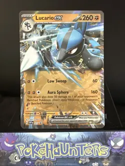 Pokemon Card Lucario SVP017 Black Star Promo Half Art Holo Rare NM - Image 1