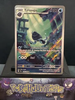 Pokemon Card Tirtouga 106/086 Black Bolt Full Art Illustration Rare Near Mint - Image 1