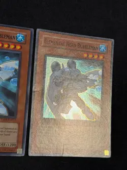 Yugioh 2X Elemental Hero Bubbleman YSDJ-EN017 1st Edition Super Rare NM & MP - Image 4