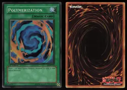 Polymerization LOB-059 Super Rare 1st Edition WAVY FADED Yu-Gi-Oh - Image 3