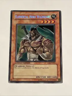 | Yugioh Elemental Hero Wildheart GSE-EN001 Super Secret Rare HP 🔥 | - Image 1