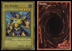 Axe Raider TP1-002 Super Rare FADED Yu-Gi-Oh - Image 3