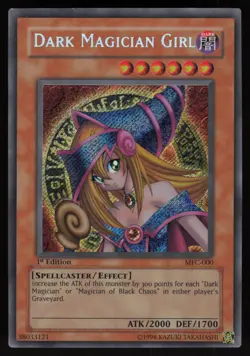 Dark Magician Girl MFC-000 Secret Rare Magician's Force 1st Edition Yu-Gi-Oh - Image 1