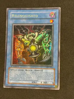 Yugioh Relinquished SDP-001 1st Edition Ultra Rare MP - Image 1