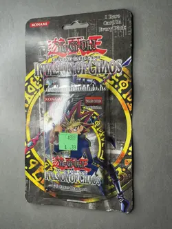 Yu-Gi-Oh! INVASION OF CHAOS Blister Booster Pack 1st EDITION 1996 Konami RARE 🔥 - Image 4