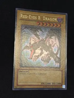 Yugioh Red-Eyes B. Dragon SDJ-001 Unlimited Ultra Rare LP - Image 2