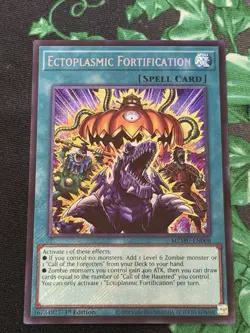 Ectoplasmic Fortification-Secret Rare - 1St Edition - MZMU-EN008 - Maze of Mu... - Image 1
