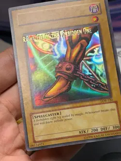 Right Leg of the Forbidden One LOB-120 LOWERED Name Shift ERROR Yu-Gi-Oh - Image 4