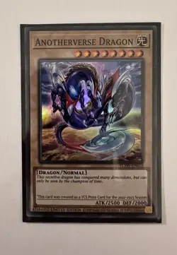 G1N Yugioh Anotherverse Dragon YCSWEN013 Super Rare Prize Card Magnetic Case - Image 1