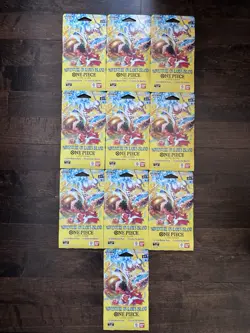 One Piece OP15 EB04 Adventure Kami Island Sleeved Booster Pack LOT OF TEN (10) - Image 4