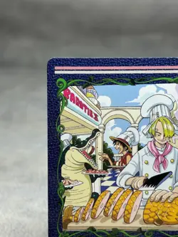 One Piece Carddass Photo 19 Sanji 1999 Vintage MP Japanese Bandai - Image 2