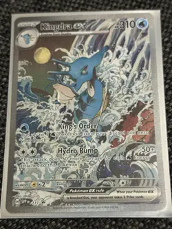 Pokemon Kingdra EX TCG 131 Shrouded Fable Black Star Promo Holo Card - Image 1