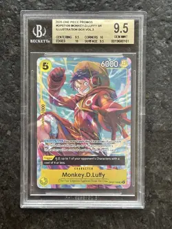Monkey.D.Luffy (Illustration Box Vol.3) OP07-109 One Piece Promotion BGS 9.5 - Image 1