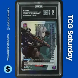 2024 UNION ARENA GODDESS OF VICTORY NIKKE RARE 1-STAR #NIK-1-060 MODERNIA TAG 10 - Image 1