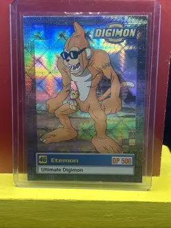 DIGIMON Exclusive ETEMON 46 Ultimate UPPER DECK 1999 Foil Holo Trading Card - Image 1