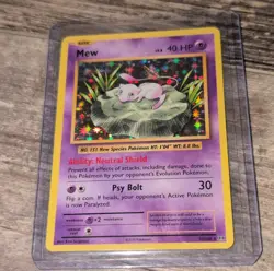 Pokemon Mew Holo Rare 53/108 XY Evolutions Basic 40 HP Neutral Shield Card - Image 1
