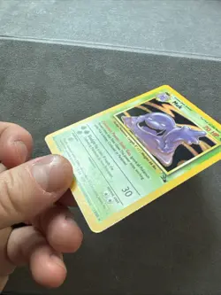 Pokemon TCG Fossil Unlimited Muk Holo Rare TCG Card 13/62 - Image 3