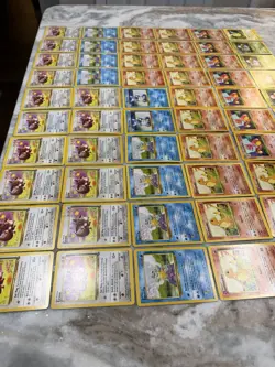 Pokemon TCG Eevee Squirtle Charmander Bulbasaur Pikachu Starter Lot 62 cards - Image 2