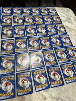 Pokemon TCG Eevee Squirtle Charmander Bulbasaur Pikachu Starter Lot 62 cards - Image 5