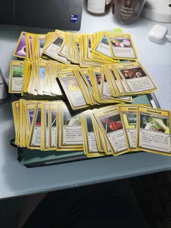 Pokemon Vintage Lot Of Trainer Cards English And Japanese Bulk WOTC - Image 1