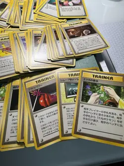 Pokemon Vintage Lot Of Trainer Cards English And Japanese Bulk WOTC - Image 2