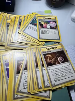 Pokemon Vintage Lot Of Trainer Cards English And Japanese Bulk WOTC - Image 3