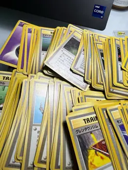 Pokemon Vintage Lot Of Trainer Cards English And Japanese Bulk WOTC - Image 4