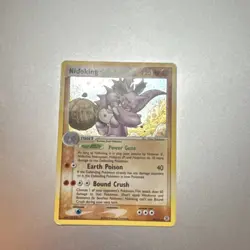 Pokemon Nidoking EX FireRed & LeafGreen 8/112 Holo Rare Stage 2 120 HP Card - Image 1