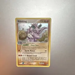 Pokemon Nidoking EX FireRed & LeafGreen 8/112 Holo Rare Stage 2 120 HP Card - Image 2