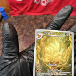 Pokemon Card Ninetails 199/197 Obsidian Flames Full Art Secret Rare NM (LOOK) - Image 5