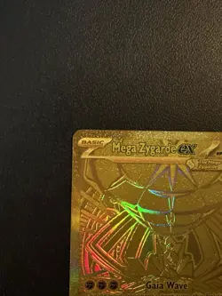 Pokemon Mega Zygarde EX Gold Hyper Rare Full Art Card 124/088. - Image 3
