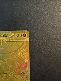 Pokemon Mega Zygarde EX Gold Hyper Rare Full Art Card 124/088. - Image 4
