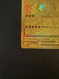 Pokemon Mega Zygarde EX Gold Hyper Rare Full Art Card 124/088. - Image 5