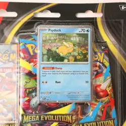 Pokemon TCG Mega Evolution 3 Pack Blister Psyduck - BRAND NEW Sealed Cards - Image 4