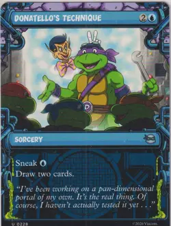 Teenage Mutant Ninja Turtles #228 Donatello's Technique (Showcase) - Image 1