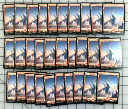 Modern Horizons non foil Full Art SNOW-COVERED MOUNTAIN x30 mtg I Combine Ship - Image 1